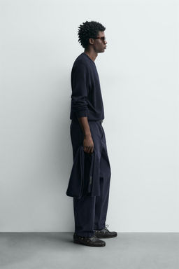 REGULAR FIT COTTON JUMPER - Zara фото 4