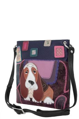 Сумка с аппликацией ДС-144-106 черный - Protege фото 4