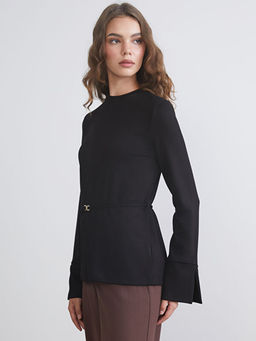 Dik Yaka Kad?n Sweatshirt Tunik