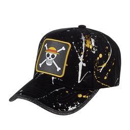 Бейсболка CAPSLAB арт. CL/OP/TAG/1/LOG1 One Piece Skull (черный)
