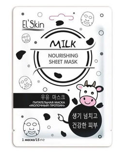 SKINLITE Маска тканевая д/лица питательная Молочный протеин 1*15мл