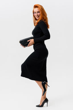 Платье длинное с разрезом 14442 - Натали фото 28