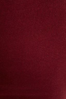 Trendyolmilla Siyah Vucuda Oturan Y?rtmacl? Bisiklet Yaka Mini Fitilli Esnek Orme Elbise TWOAW21EL2241 фото 15