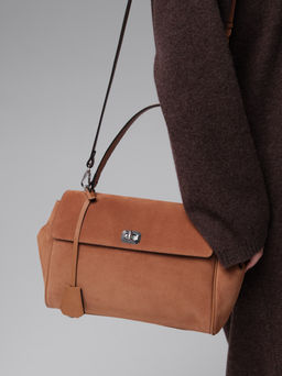 Замшевая сумка Nadi DBR 31356 вуд  фото 4