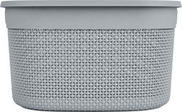 Корзина для хранения с крышкой OSLO 18л серый шторм PT1333СШ-10,,