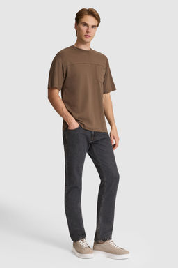Erkek Kahverengi Comfort Fit Bisiklet Yaka Ti__rt - U.s. polo assn фото 4