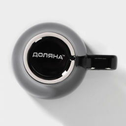 Кружка Доляна Coffee break, 280 мл, керамика, чёрная
