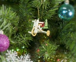 Елочная игрушка - Детский велосипед с багажником 1013 Tree