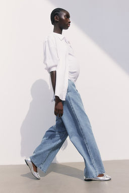 MAMA Pantalon denim sin cierre