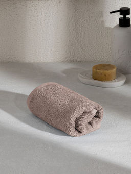 Полотенце махровое 35x70 светло-коричневый махровая ткань