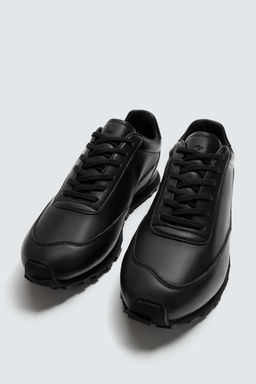 CASUAL LEATHER TRAINERS - Zara фото 6
