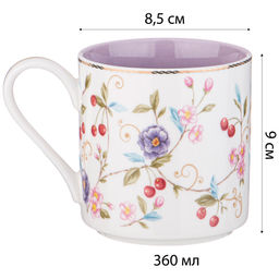 КРУЖКА LEFARD BLOSSOM 360 МЛ (КОР=48ШТ.)  фото 3