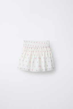 FLORAL RUFFLE BERMUDA SKORT - Zara фото 2