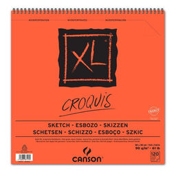 Canson Альбом для графики XL Croquis 90 г/м2 A4+ 30 х 30 см на спирали 120 л. С200787117