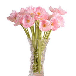 Набор цветов искусственных Lefard Мак розовый 9 шт длина 33 см  фото 2