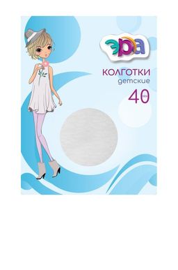 Матовые капроновые колготки для девочки с рисунком 40 Den Эра  фото 2