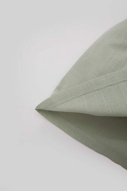 Льняное платье без рукавов для маленьких девочек - Defacto фото 6