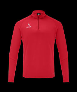 Джемпер тренировочный JOGEL PREMIER PerFormDRY Training 1/4 Zip Fleece Top, красный  фото 2