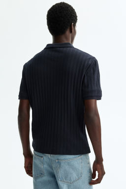 Polo en punto con textura Slim Fit - H&m фото 10