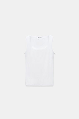 POLYAMIDE TOP WITH WIDE STRAPS - Zara фото 42
