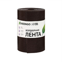 Лента бордюрная Greengo 20 см x 10 м пластиковая