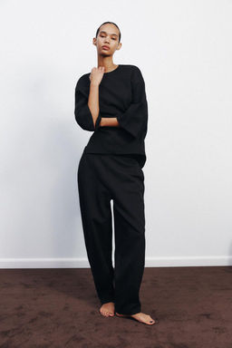 INTERLOCK COCOON TROUSERS