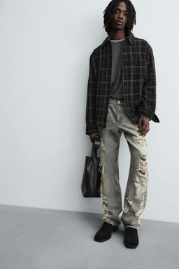 CHECK OVERSHIRT - Zara фото 5