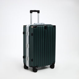 Чемодан средний 24, отдел на молнии, 2 кодовых замка, 4 колеса, крючок, цвет зелёный - Simaland фото 2