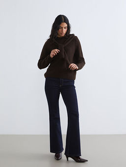 Bisiklet Yaka Kad?n Triko Kazak