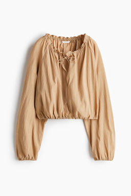 Blusa con bajo burbuja - H&m фото 2
