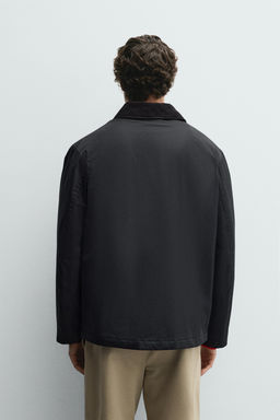 CONTRAST COLLAR PARKA - Zara фото 3