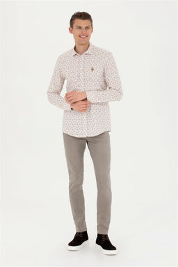 Мужская рубашка с длинным рукавом Stone - U.s. polo assn фото 4