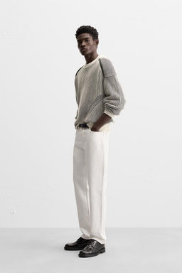 TEXTURED COLOUR BLOCK SWEATER - Zara фото 4