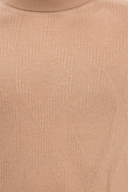 Мужской светло-коричневый меланжевый свитер Неожиданная скидка в корзине - U.s. polo assn фото 5