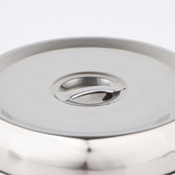 Крышка-Клош, 24×24×5 см, круглая, нержавеющая сталь