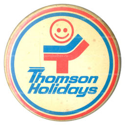 Значок рекламный Thomson Holidays