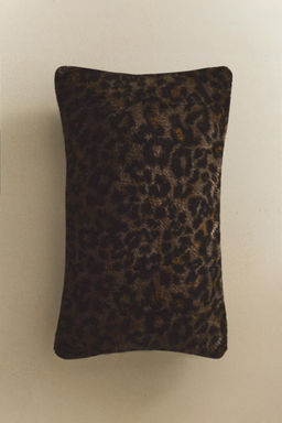 ANIMAL PRINT FAUX FUR CUSHION COVER - Zara фото 5