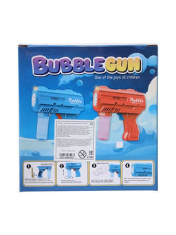 Генератор мыльных пузырей Пистолет, световые эффекты, работает от батареек, синий - Simaland фото 13