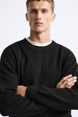 PURL KNIT SWEATER - Zara фото 14