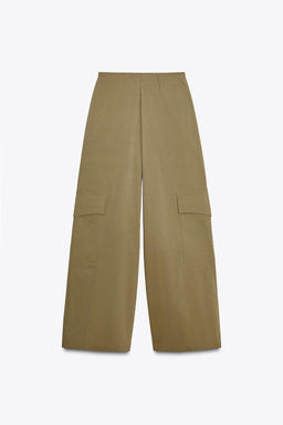 RELAXED-FIT TROUSERS WITH PLEATS - Zara фото 5