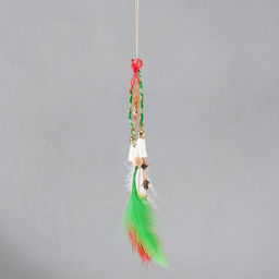 Ловец снов амулет Рождественский олень, с бубенцами, 9?23 см