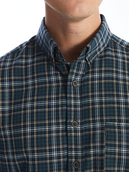 Regular Fit Uzun Kollu Ekose Erkek G?mlek