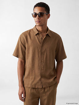 Regular Fit Dokulu Erkek G?mlek