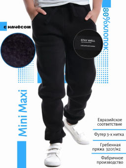 Брюки для мальчика 22-3314 черный