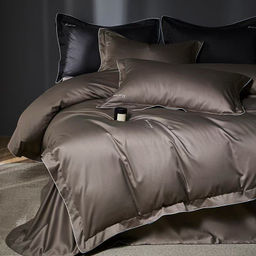 КПБ Mency Winni Mark Cross Бархатный сатин MENWMC004 2 спальный