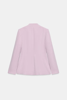 BLAZER ENTALLADA ENCAJE HOMBRERAS / Lila - Zara фото 6