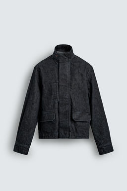 DENIM JACKET WITH POCKETS - Zara фото 8