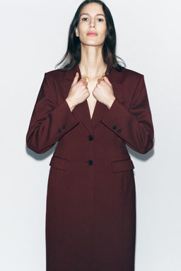 ZW COLLECTION TAILORED LONG COAT - Zara фото 2