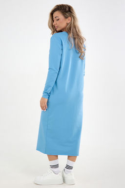 Платье-футер-длинное