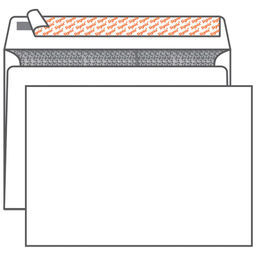 Цена за 10 шт. Конверт 229*324 С4 "Security, KurtStrip", отрывная полоса (120180) защитные просечки от вскрытия, черная pin запечатка, 100 г/м2